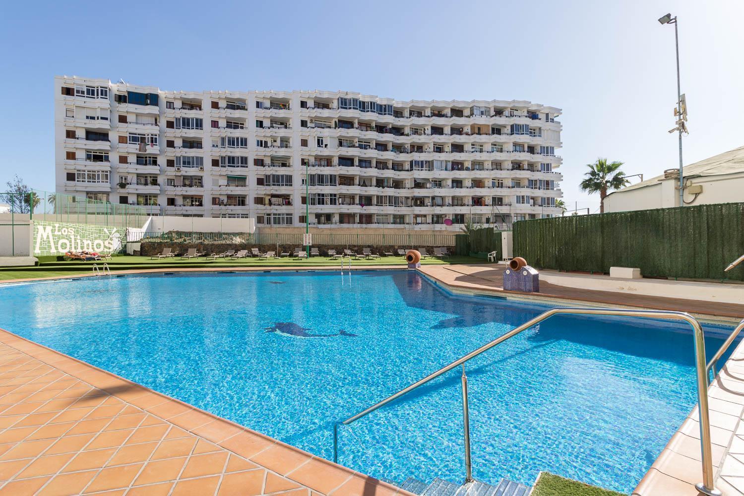 Blue Sky, Apartamento Vista Oceano Playa del Ingles  Ngoại thất bức ảnh